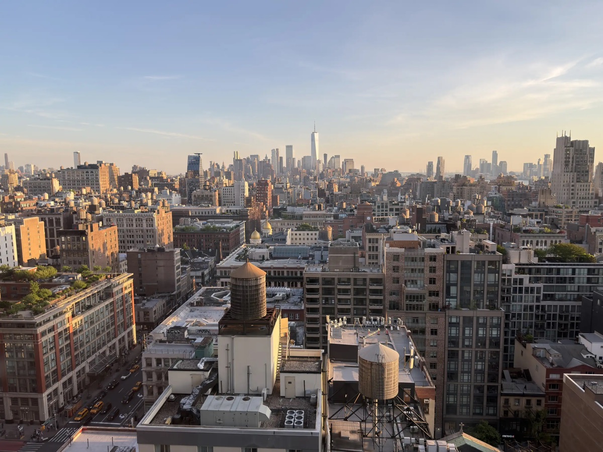 Manhattan skyline from BC Solutions' AI in Real Estate Summit visit