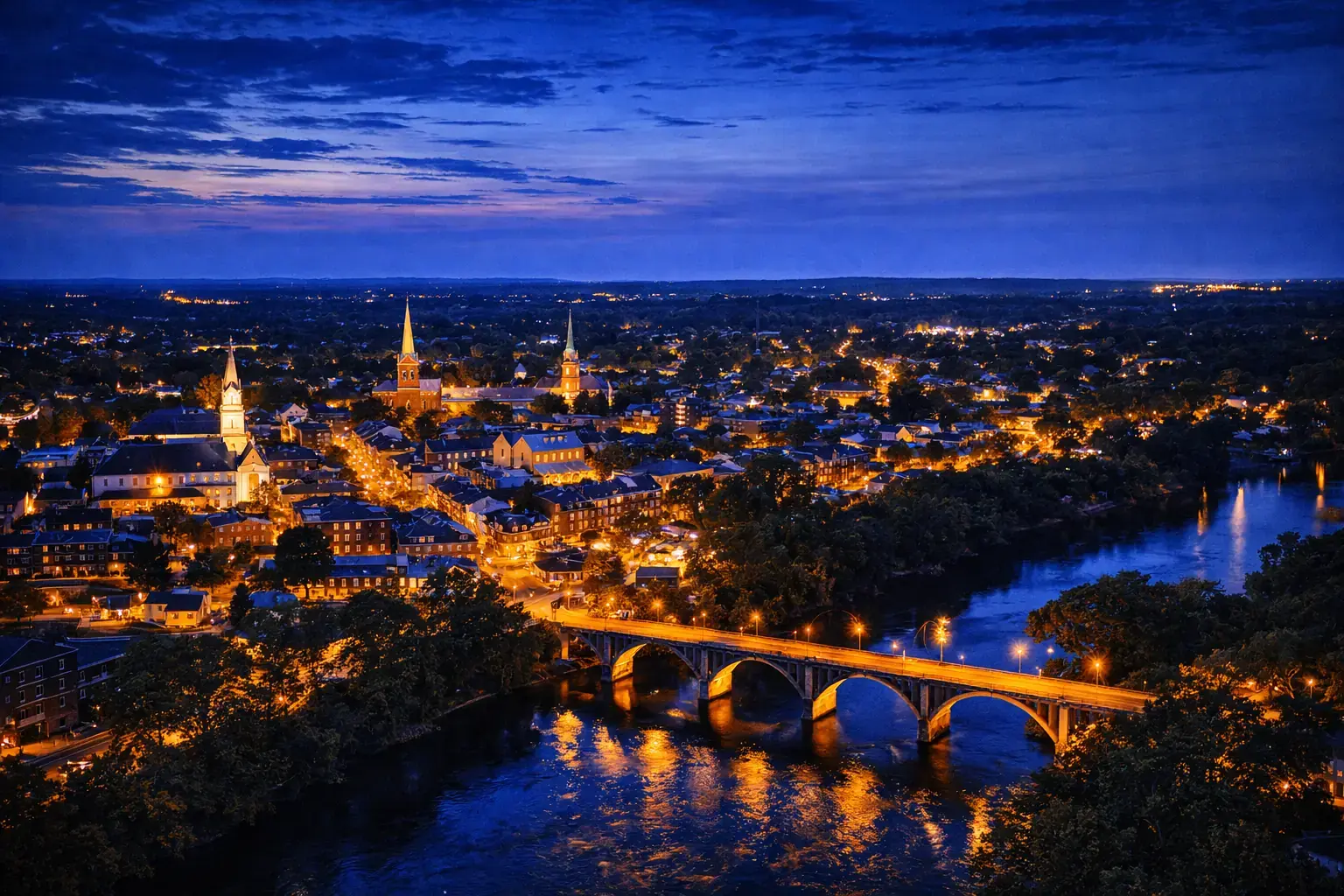 Fredericksburg, Virginia skyline